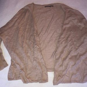 Blush boyfriend-fit cardigan